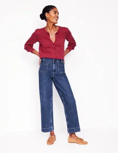 Boden Patch Pocket Cropped Pantsmid Vintage Women  In Mid Vintage