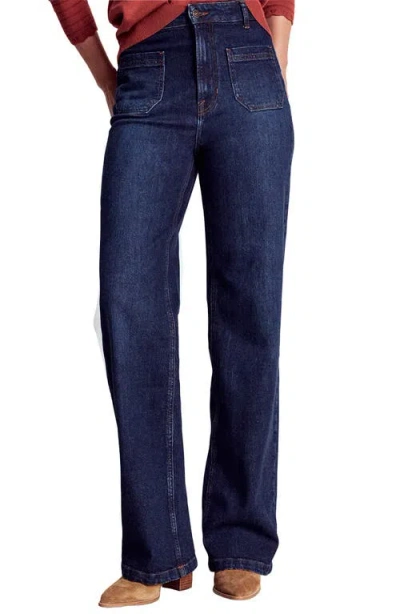 BODEN BODEN PATCH POCKET RELAXED STRAIGHT LEG JEANS
