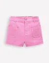 Boden Patch Pocket Shortsvintage Mauve Girls  In Vintage Mauve