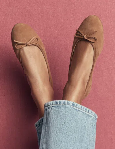 Boden Patti Ballerinas Mit Runder Zehenpartie In Ingwer | Grösse 39 In Brown
