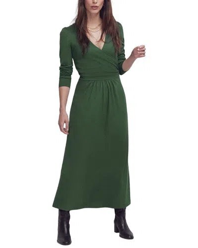 Boden Petite Carla Jersey Wrap Dress In Green