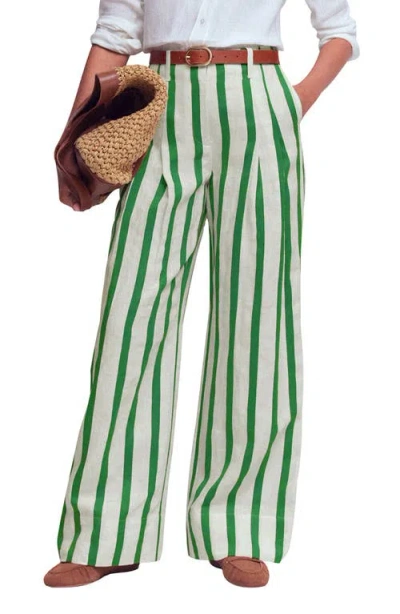 Boden Pimlico Stripe Linen & Cotton Pants In Multi