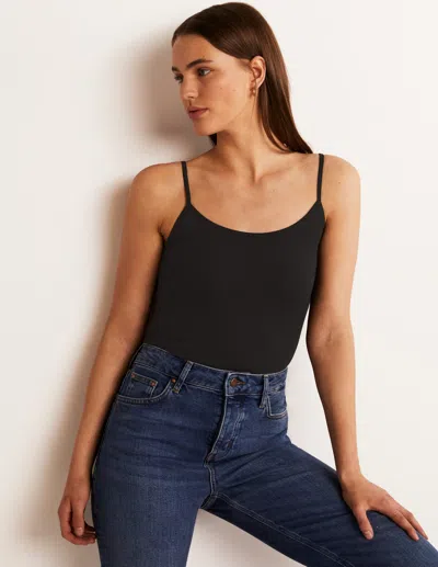 BODEN PLAIN CAMI TOP-BLACK FEMALE BODEN
