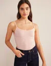 Boden Schlichtes Camisole-oberteil-hellbeige