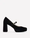 Boden Platform Mary Janes Black  In Black