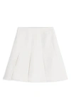 Boden Pleated Miniskirt In White