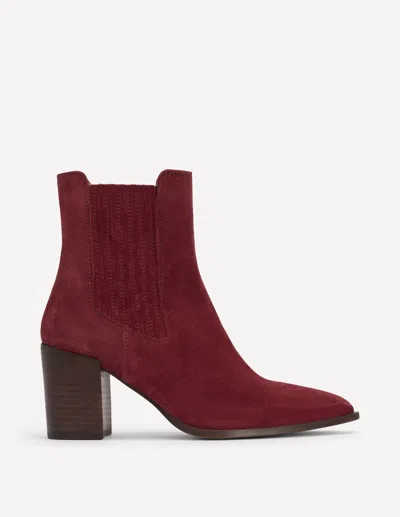 Boden Point Casual Ankle Boots-oxblood Female  In Burgundy