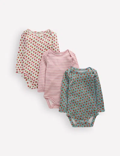 Boden Babies' Pointelle-bodys Im 3er-pack In Bunt | Grösse 86 In Multi