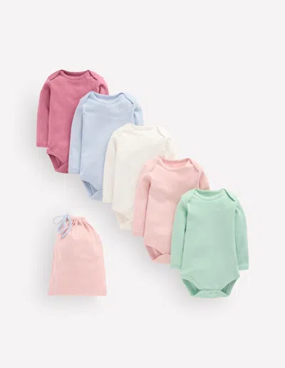 Boden Babies' Pointelle-bodys Im 5er-pack-arc-en | Grösse 74 In Multi
