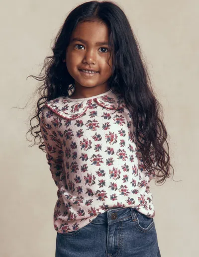 Boden Kids' Pointelle-oberteil Mit Kragen | Grösse 98 In White