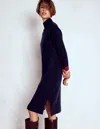 Boden Polly Merino Knitted Dress Navy  In Blue