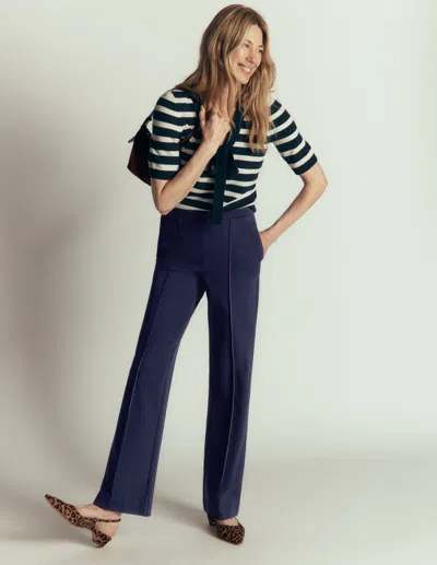 Boden Ponte-hose Mit Geradem Bein In Blau | Grösse 48 In Blue