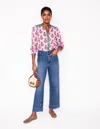 Boden Primel Jeans Mit Aufgesetzter Tasche-ausgeblichene Optik In Multi