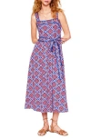 Boden Print Midi Sundress In Pink