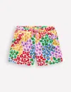 Boden Printed Towelling Shortmulti Rainbow Leopard Girls