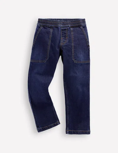 BODEN PULL-ON JEANS-DARK WASH MALE BODEN
