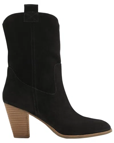 Boden Pull-on Leather Western Boot In Black