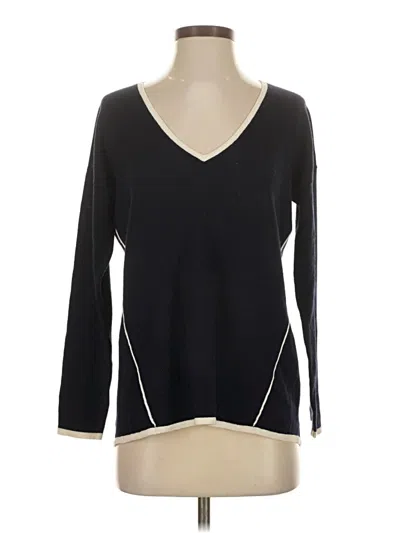 Pre-owned Boden Pullover Sweater In Black