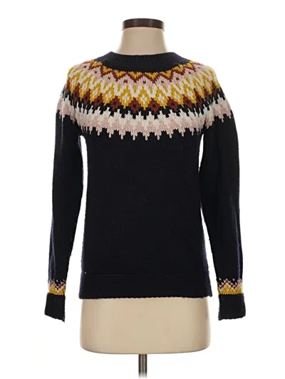 Pre-owned Boden Pullover Sweater In Black