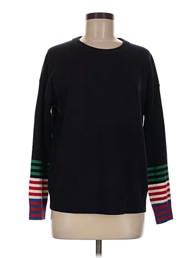 Pre-owned Boden Pullover Sweater In Black