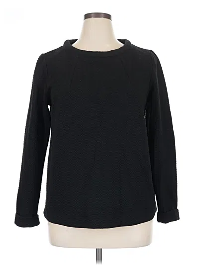 Pre-owned Boden Pullover Sweater In Black