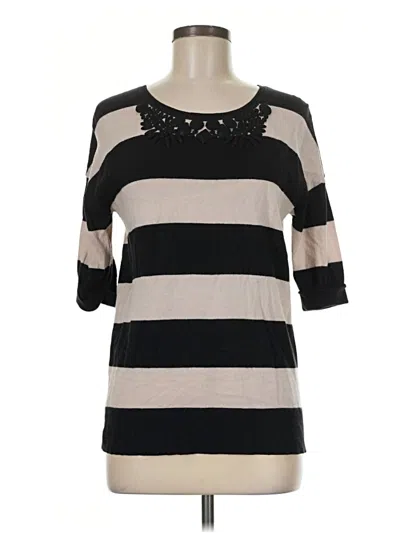 Pre-owned Boden Pullover Sweater In Black