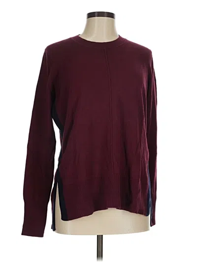 Pre-owned Boden Pullover Sweater In Burgundy