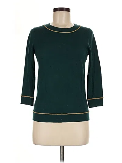 Pre-owned Boden Pullover Sweater In Green