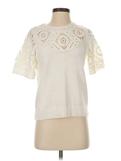 Pre-owned Boden Pullover Sweater In Ivory