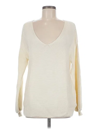 Pre-owned Boden Pullover Sweater In Ivory