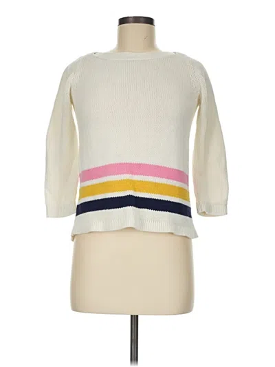 Pre-owned Boden Pullover Sweater In Ivory