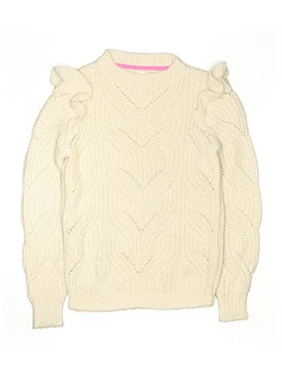 Pre-owned Boden Kids' Pullover Sweater In Ivory