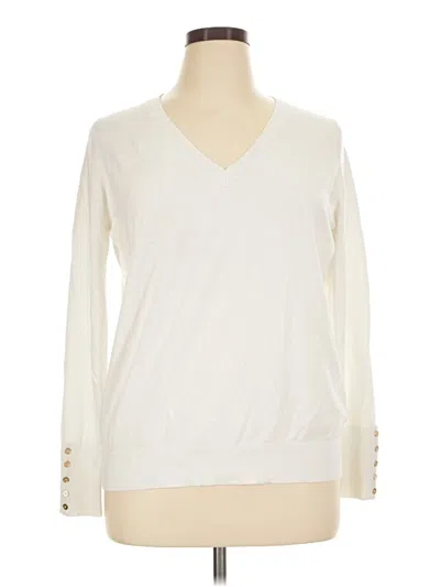Pre-owned Boden Pullover Sweater In Ivory