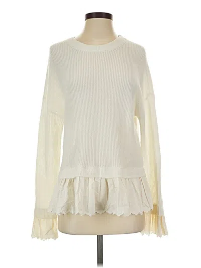 Pre-owned Boden Pullover Sweater In Ivory