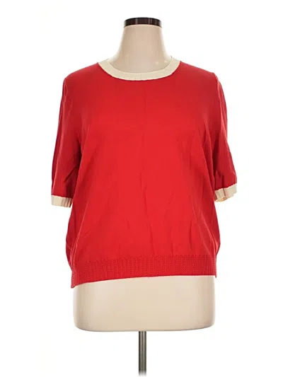 Pre-owned Boden Pullover Sweater In Red