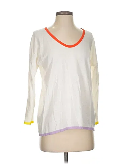 Pre-owned Boden Pullover Sweater In White