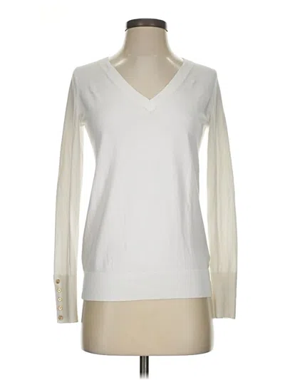 Pre-owned Boden Pullover Sweater In White