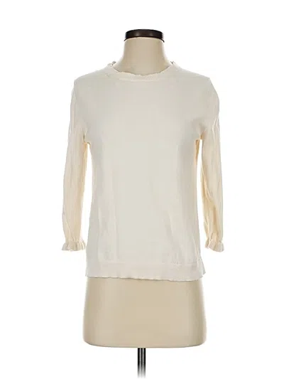 Pre-owned Boden Pullover Sweater In White
