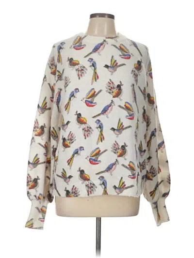 Pre-owned Boden Pullover Sweater In White