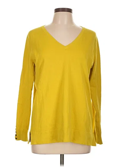 Pre-owned Boden Pullover Sweater In Yellow