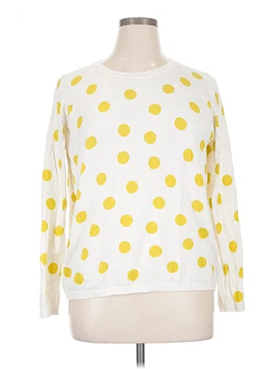 Pre-owned Boden Pullover Sweater In Yellow