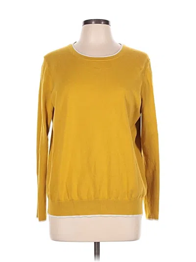 Pre-owned Boden Pullover Sweater In Yellow