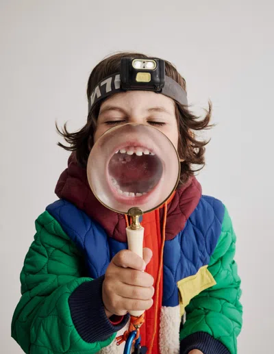 Boden Kids' Steppjacke Mit Teddyfell-natur, Borg In Multi