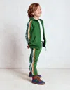 Boden Rainbow Stripe Joggers-pine Green Male  In Green