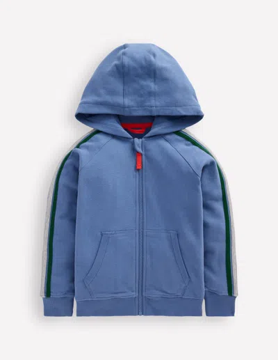 Boden Kids' Regenbogen-kapuzenjacke-flussblau In Blue