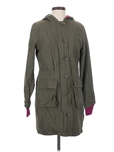 Pre-owned Boden Raincoat In Green
