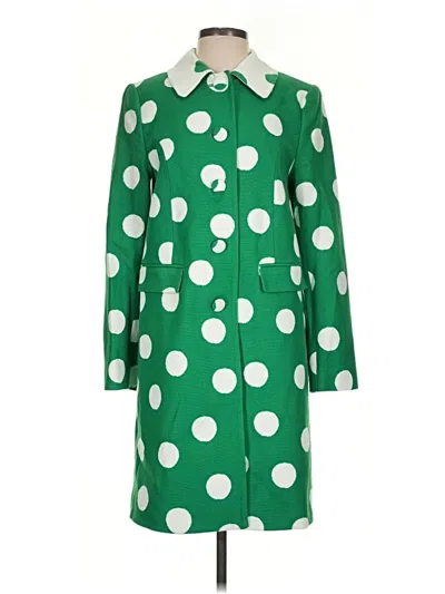 Pre-owned Boden Raincoat In Green