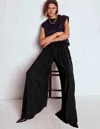 Boden Regent Wide Leg Pants Black  In Black