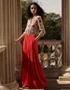 Boden Regent Hose Mit Weitem Bein-mohnblumenrot In Red