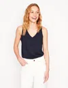 Boden Flammgarn-top Mit V-ausschnitt-marineblaue In Navy